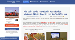 Desktop Screenshot of kuidas-teha-raha.com
